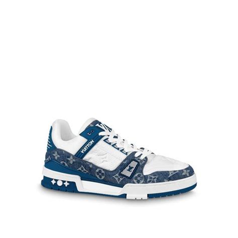 denim sneakers louis vuitton|louis vuitton sneakers white.